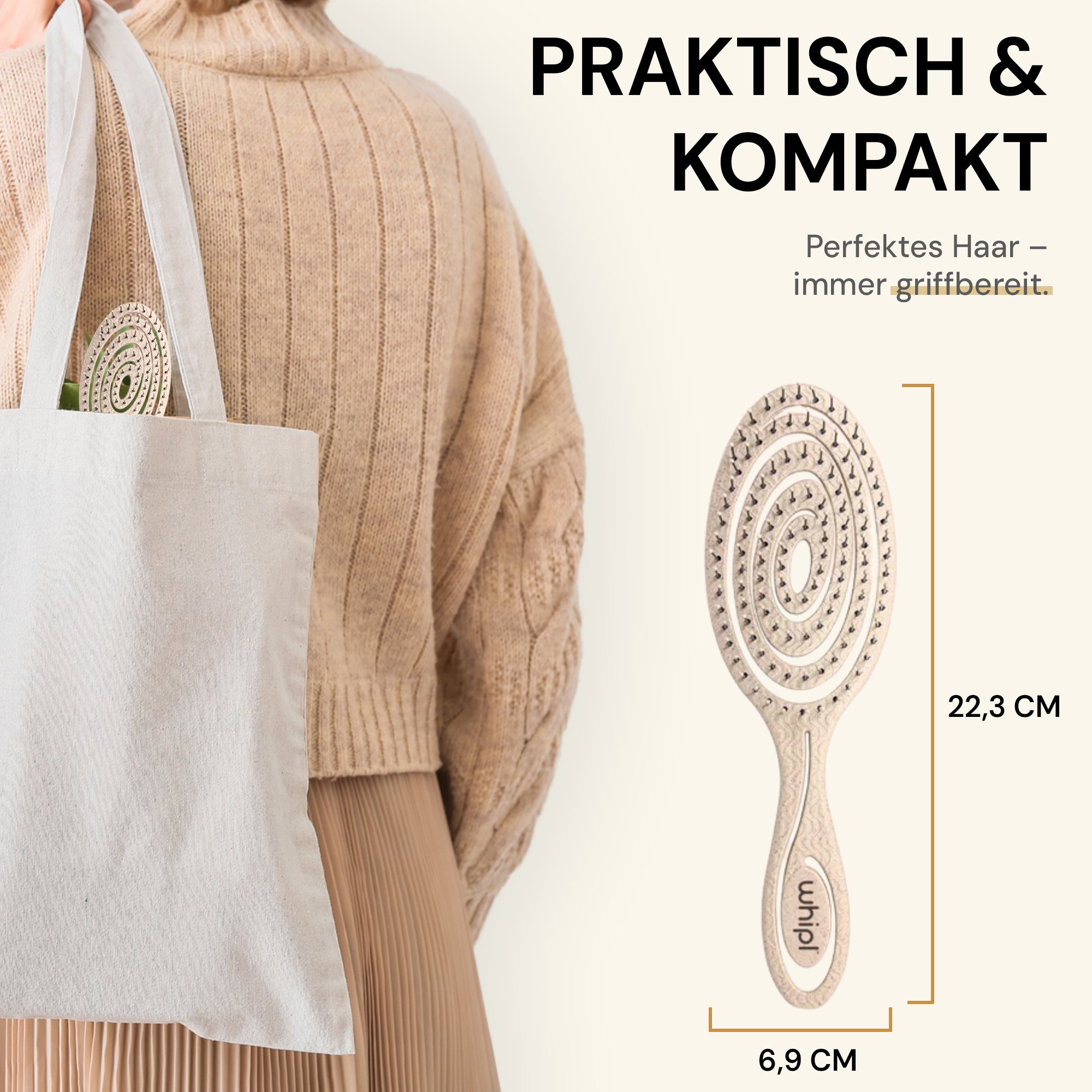 Spazzola districante a molla elicoidale organica Whipl™ Snail