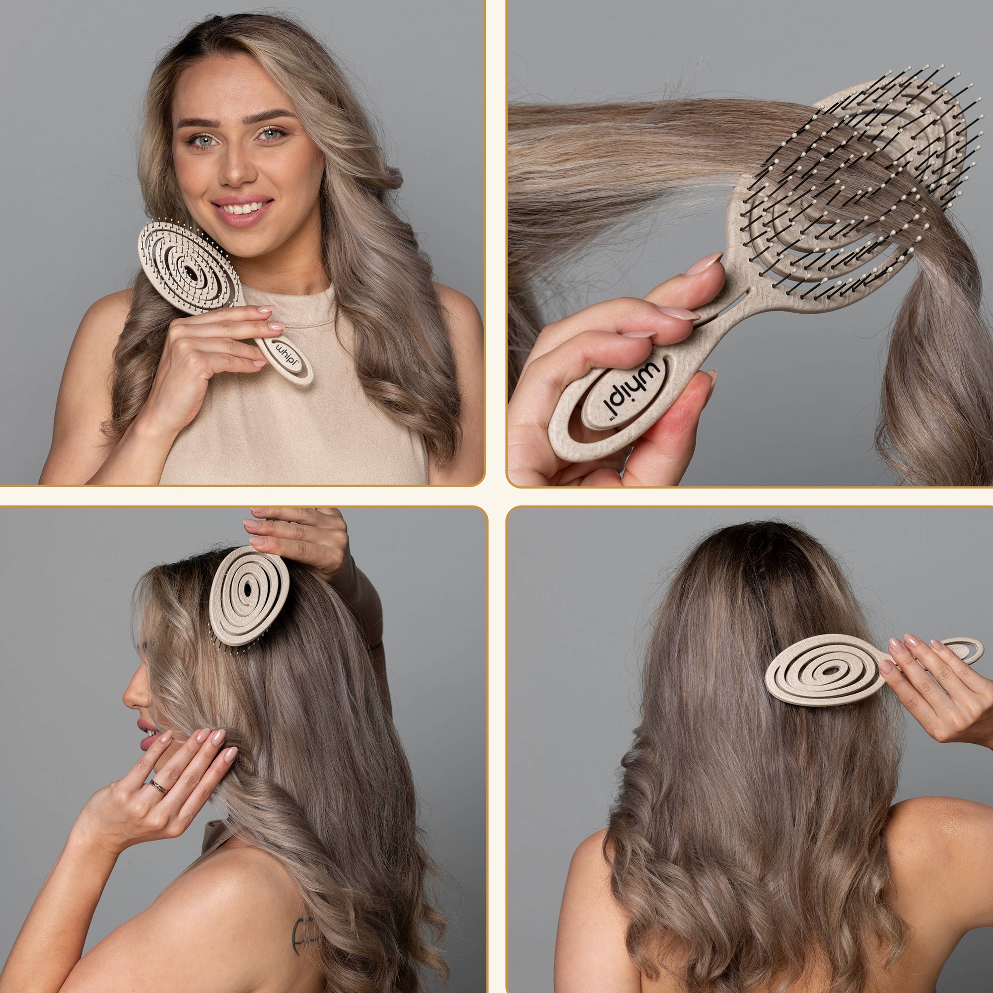 Spazzola districante a molla elicoidale organica Whipl™ Snail