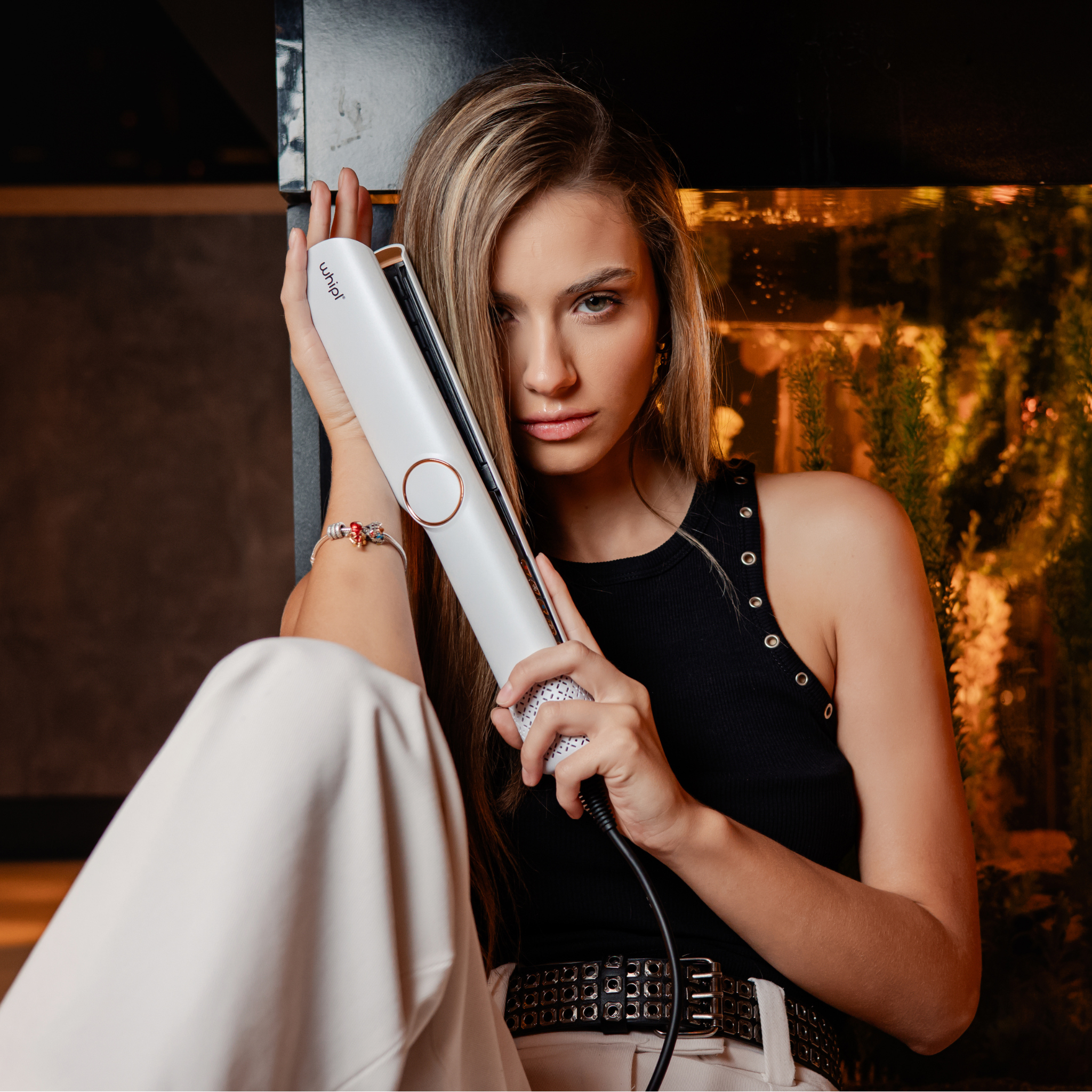 Whipl™ Straithair Pro - Piastra per capelli + Airstyler GRATUITO incl. 5 allegati